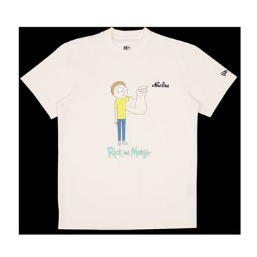 NEW ERA短袖Tee RICK & MORTY象牙白/ M