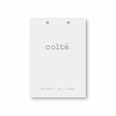 colte上掀式筆記本/ A5/ 100P/ 方格/ 白色