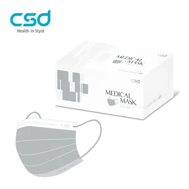 CSD中衛醫療口罩/ 麥飯石灰/ 50入/ 盒