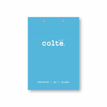 colte上掀式筆記本/ A5/ 100P/ 點點/ 藍色