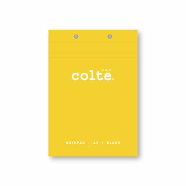 colte上掀式筆記本/ A5/ 100P/ 點點/ 黃色