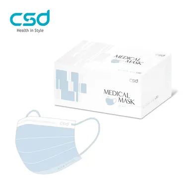 CSD中衛醫療口罩/ 天空藍/ 50入/ 盒