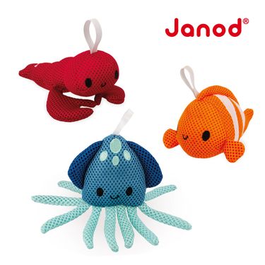 Janod寶寶沐浴玩偶/ 3入