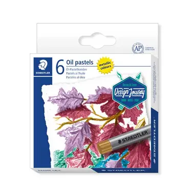 STAEDTLER金鑽級油性粉彩/ 金屬色/ 6色