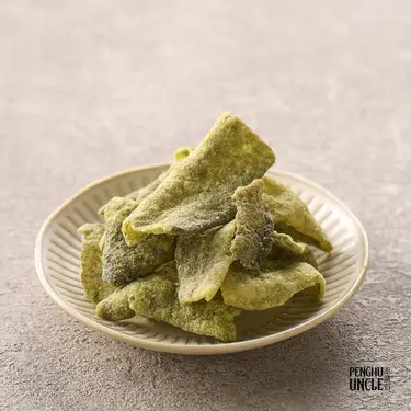 澎湖伯魚皮/ 青蔥蛋黃