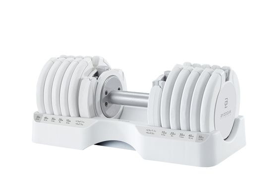 【BYZOOM FITNESS】Pure Series 可調式啞鈴 25kg(55lb) 15段重量秒速調整