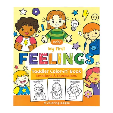 ooly幼兒著色本/ 認識自己的心情