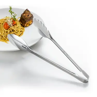 日本霜山 日本製不鏽鋼撈麵夾/料理夾/沙拉夾/餐夾-25cm