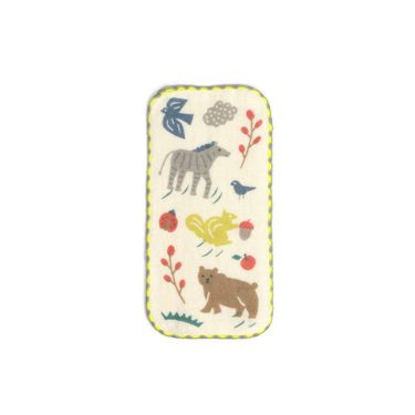 伊織有機棉動物世界手帕巾/ 小