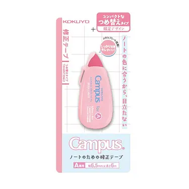 KOKUYO Campus Newtro可替換修正帶/ 6m/ 粉/ A罫