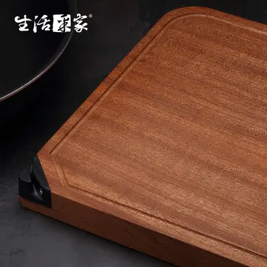 生活采家︱家用磨刀款烏檀木整木加厚砧板