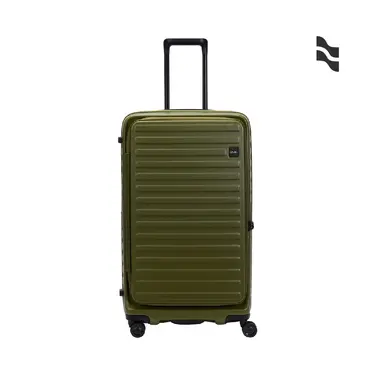 【LOJEL】CUBO FIT 29.5吋前開擴充 防盜拉鍊拉桿箱/ 仙人掌綠