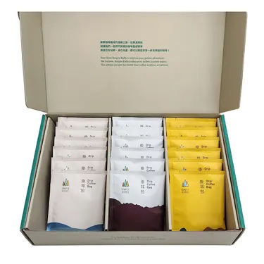 SIMPLE KAFFA興波咖啡 吳則霖 世界冠軍濾掛式咖啡禮盒18包組*1(阿寶綜合.衣索比亞日曬.衣索比亞水洗)