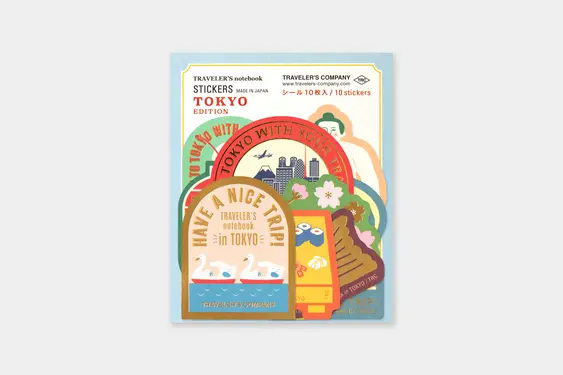 日本 TRAVELER'S COMPANY TRAVELER'S notebook 貼紙組/ TOKYO