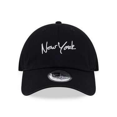 NEW ERA CASUAL CLASSIC ESSENTIAL NY棒球帽/ 黑