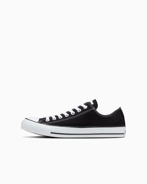 日本限定 Converse CANVAS ALL STAR OX 低筒 基本定番款 黑色/ 24 cm