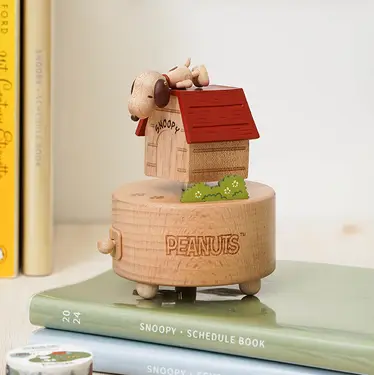 Wooderful life彈跳音樂鈴/ 史努比狗屋