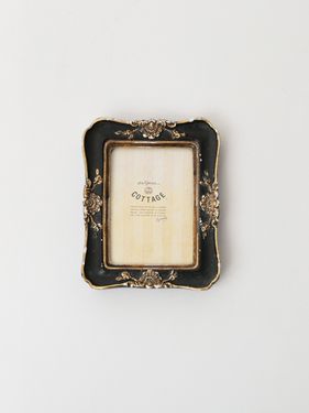 日本 artipur COTTAGE 歐風古典相框/ Black