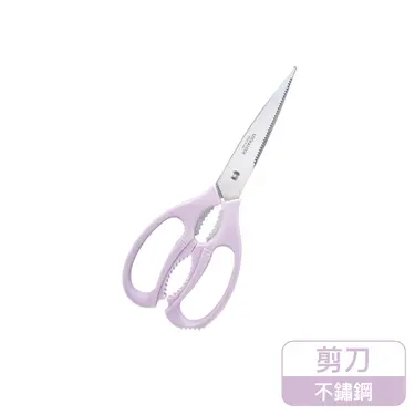 LocknLock樂扣樂扣超省力全能萬用剪刀/ 21CM/ 淡粉紫