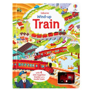 Wind-up Train: With 4 Slot-Togther Tracks and a Model Train