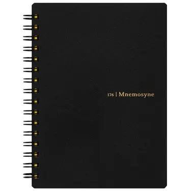 maruman Mnemosyne 7mm橫線線圈筆記本/ A6