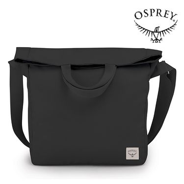【Osprey 美國】Arcane Crossbody 12 斜挎包 復古黑｜托特包 捲蓋包 單肩包 隨身包 斜背包