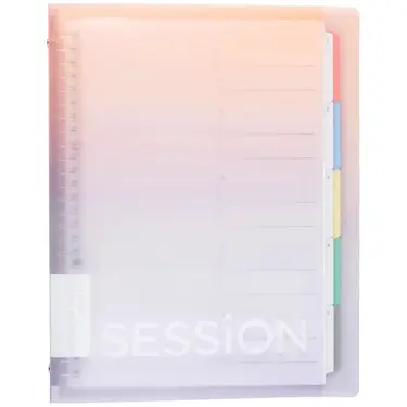 maruman SESSION 26孔夾/ B5/ 柔彩系/ 日出