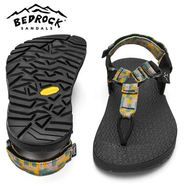 【BEDROCK 美國】Cairn 3D Adventure Sandals 越野運動涼鞋 中性款 拼貼圖案 美國製/ 拼貼圖案 (男11/女12)