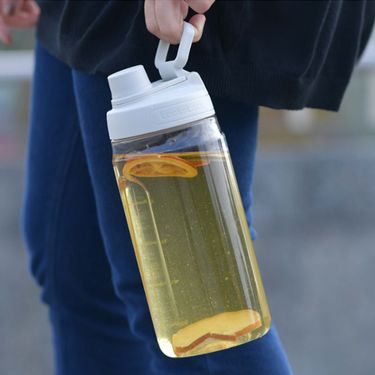 LocknLock樂扣樂扣大容量豪飲冷水壺/ 1.5L/ 附吸管/ 米灰色