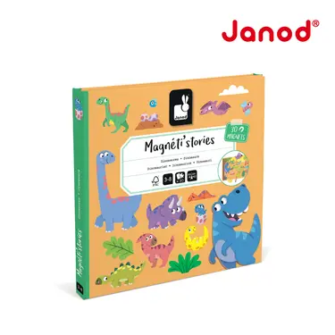 Janod磁鐵故事書/ 小恐龍歷險記