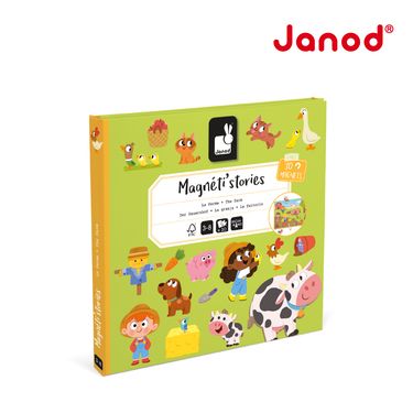 Janod磁鐵故事書/ 農場家族