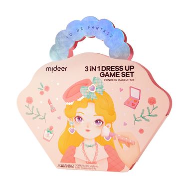 MiDeer三合一裝扮遊戲套組/ 公主夢幻彩妝包