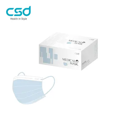 CSD中衛醫療兒童口罩/ 天空藍/ 30入/ 盒