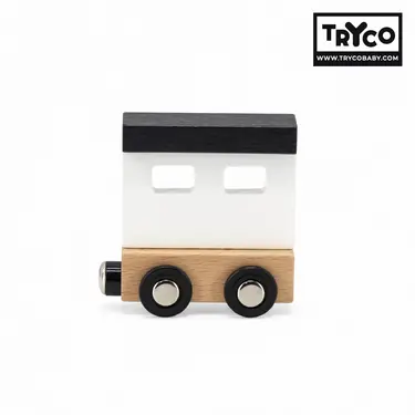 比利時Tryco木製字母火車/ 車尾/ 單入