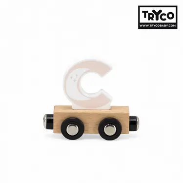 比利時Tryco木製字母火車/ 字母C/ 單入