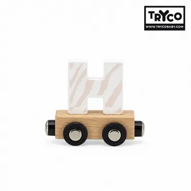 比利時Tryco木製字母火車/ 字母H/ 單入
