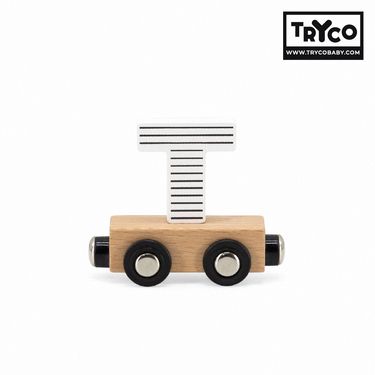 比利時Tryco木製字母火車/ 字母T/ 單入