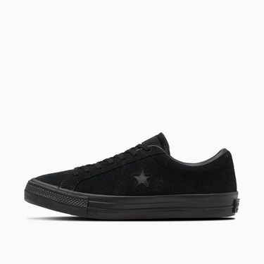 日本限定 Converse ONE STAR SK + 低筒 皮革 全黑黑色/ 28 cm