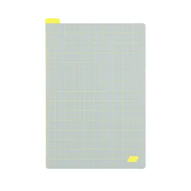 日本ほぼ日手帳墊板/ A6/ Ice Gray x Yellow