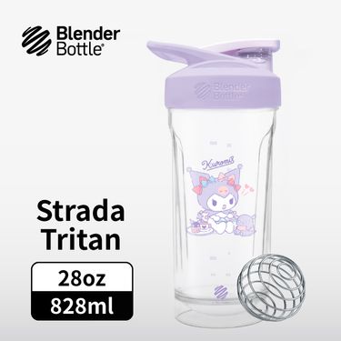 BlenderBottle Strada Tritan三麗鷗Sanrio酷洛米按壓式環保水壺/ 28oz/ 828ml