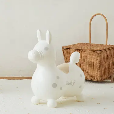Rody  Nino Nino跳跳馬騎乘玩具/ 月牙白