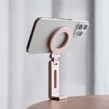 ideamonster ShimmerMag鋁合金磁吸旅行手機支架/ 玫瑰金