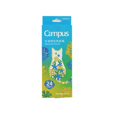 KOKUYO Campus水彩色鉛筆/ 24色/ 藍