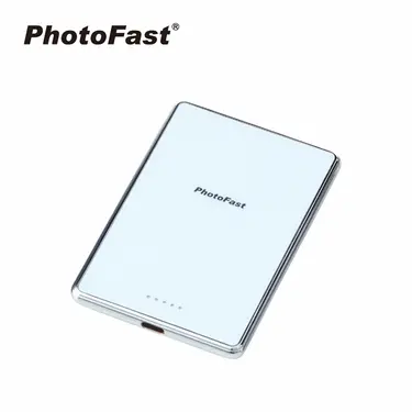 PhotoFast Mag Slim Qi2 Power Bank磁吸無線行動電源/ 冰晶白