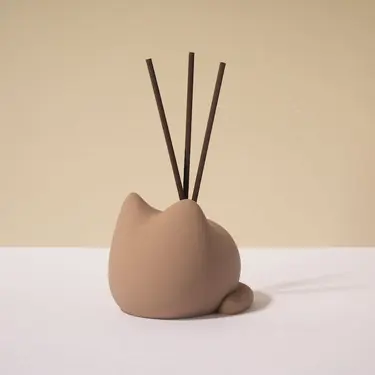 喔喔oooh喵喵擴香瓶/ 棕貓/ 檜木烏龍茶