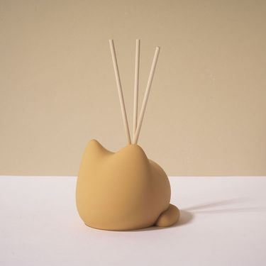喔喔oooh喵喵擴香瓶/ 橘貓/ 荔枝水果茶