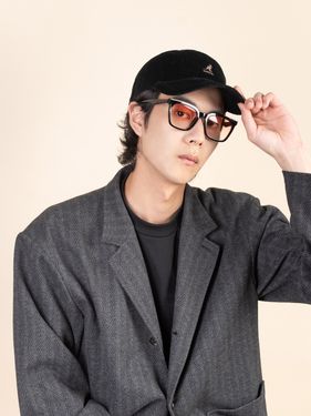 KANGOL CORD燈芯絨棒球帽/ 黑色/ F
