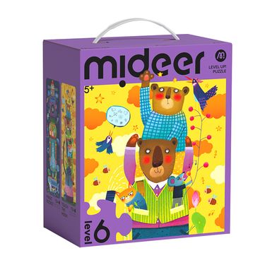 Mideer進階式拼圖/ 想像的世界/ Level 6