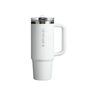 STANLEY防漏吸管隨手杯/ 0.88L/ 冰雪白