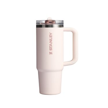 STANLEY防漏吸管隨手杯/ 0.88L/ 山櫻粉